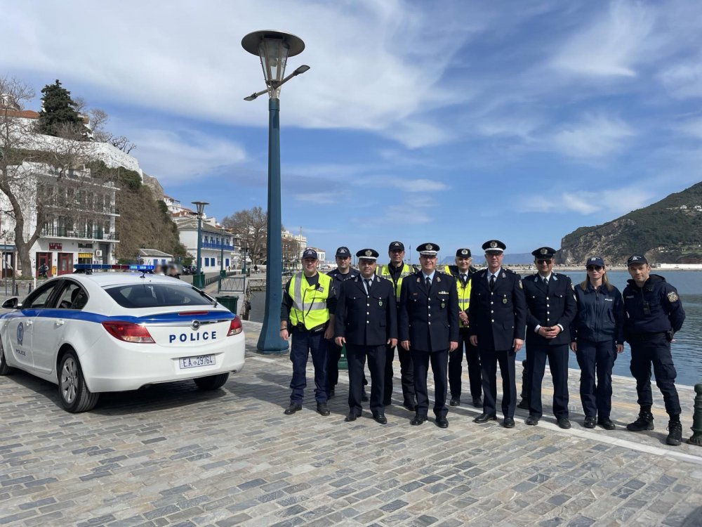 Η ΕΛ.ΑΣ συνέδραμε στην ομαλή διεξαγωγή των Λατρευτικών Εκδηλώσεων του Αγίου Ρηγίνου στην Σκόπελο