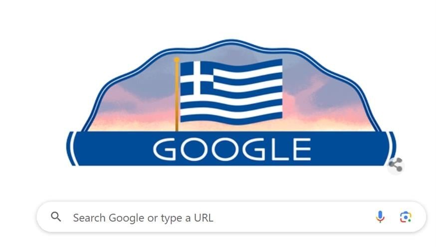 Με ένα ιδιαίτερο doodle τιμά η Google την Ελληνική Επανάσταση