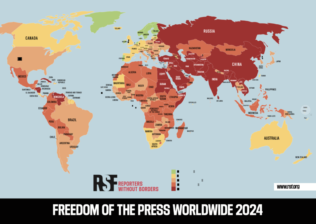 Έρευνα RSF για την Ελευθερία του Τύπου: Στην τελευταία θέση η Ελλάδα