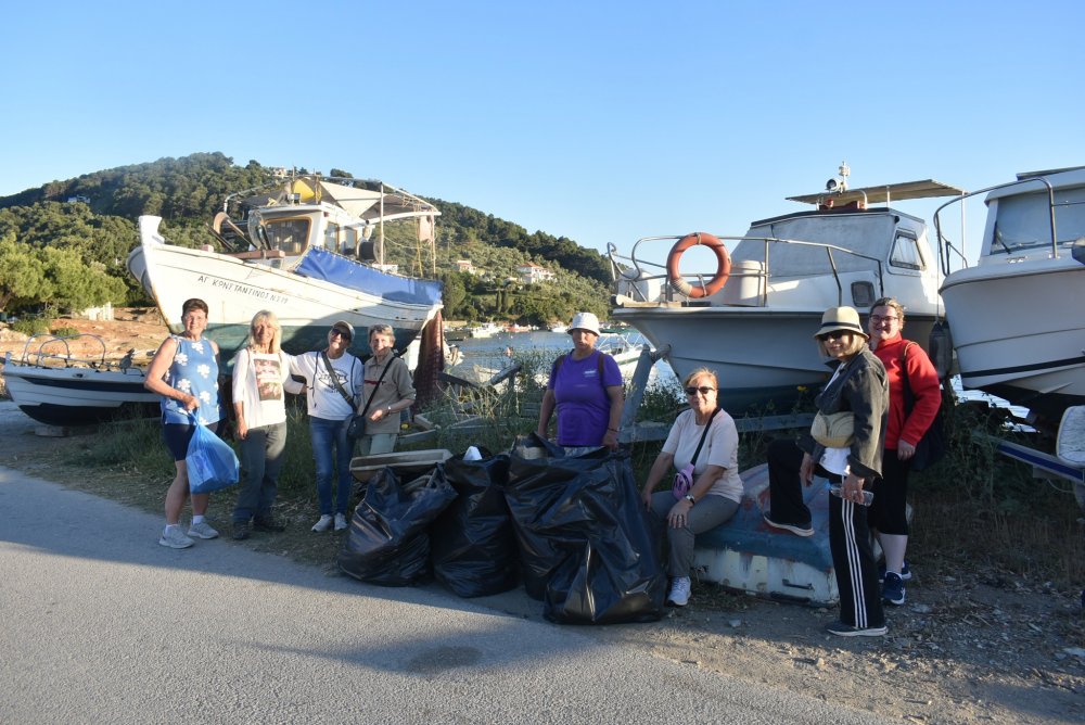 Σκιάθος: Εθελοντικός καθαρισμός περιοχών από τον Σύλλογο Γυναικών Σκιάθου