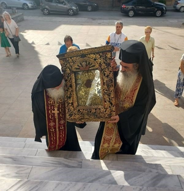 Βόλος: Στην Ανάληψη η Ιερά Εικόνα της Παναγίας Χοζεβιώτισσας