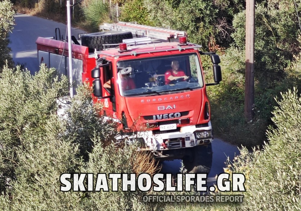 ΣΚΙΑΘΟΣ : Συναγερμός στο Πυροσβεστικό Κλιμάκιο για φωτιά στον Προφ. Ηλία