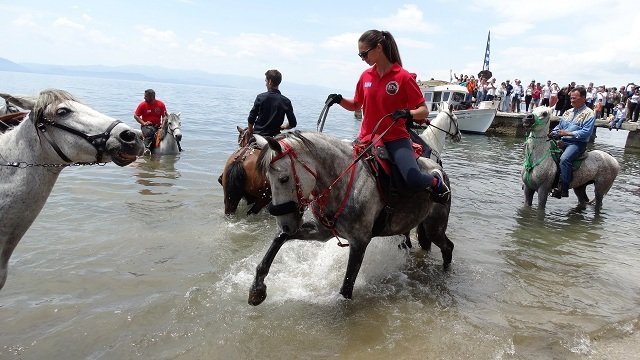 Αγιασμός των αλόγων στα Καλά Νερά