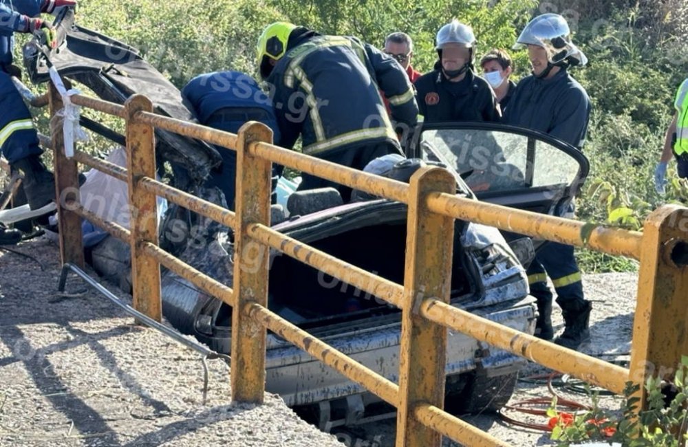 Τραγωδία έξω από τη Λάρισα: Νεκρός 39χρονος άντρας μετά από σοβαρό τροχαίο