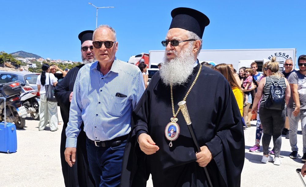 [video&εικόνες] Στην Αλόννησο ο Μητροπολίτης κ.κ. Χρυσόστομος | Έτυχε θερμής υποδοχής