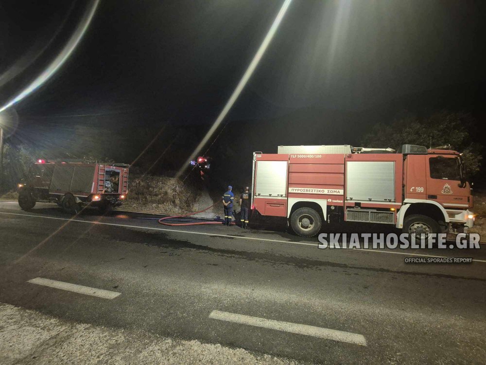 Σκόπελος : Φωτιά σε δασική έκταση στο Ν . Κλήμα | Διερευνώνται οι αιτίες