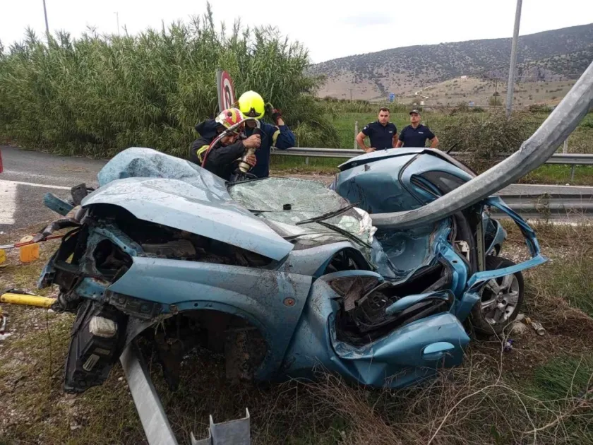 Τροχαίο στην ε.ο. Τρικάλων-Λάρισας, με έναν νεκρό