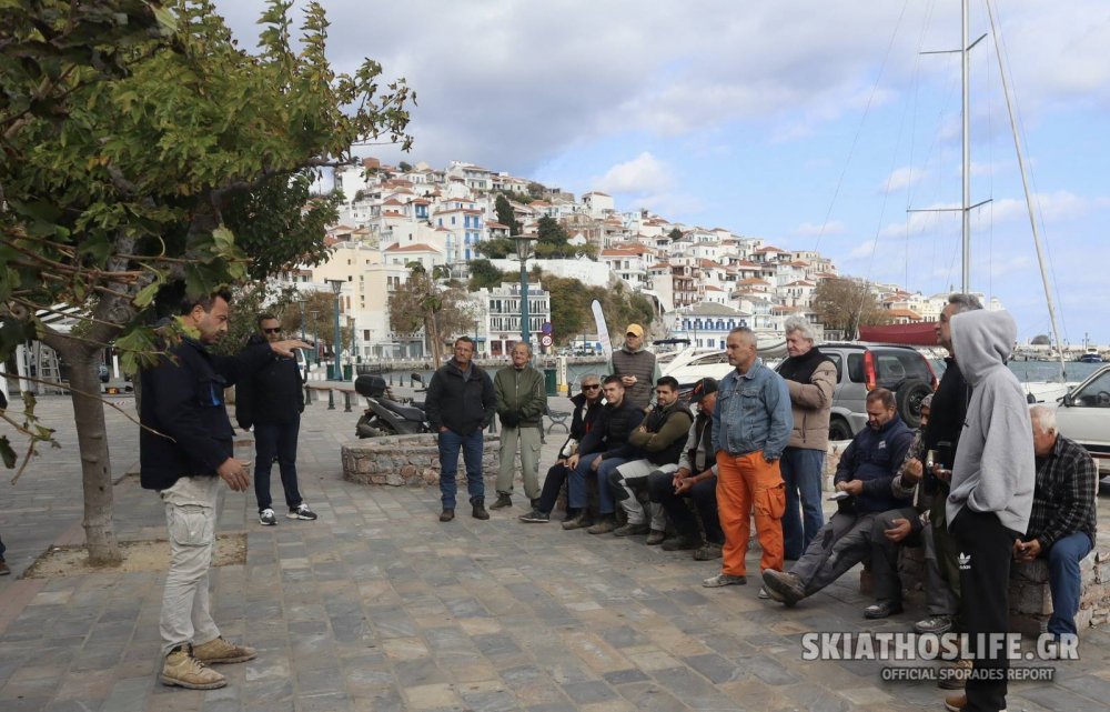 Σωματείο Οικοδόμων Σκοπέλου: Απεργιακή συγκέντρωση διεκδίκησης δικαιωμάτων & βελτίωση συνθηκών εργασίας