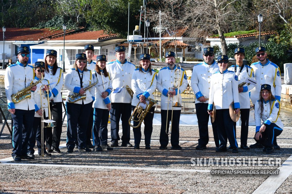 Σημαντική η παρουσία της Φιλαρμονικής Δήμου Σκιάθου στα Θεοφάνεια