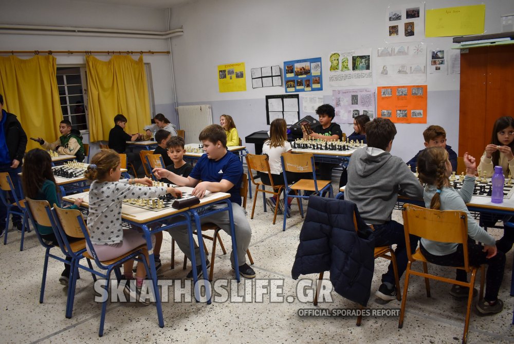 SKIATHOS CHESS ACADEMY : Ολοκληρώθηκε με επιτυχία το 1ο Μαθητικό Τουρνουά Rapid 2025