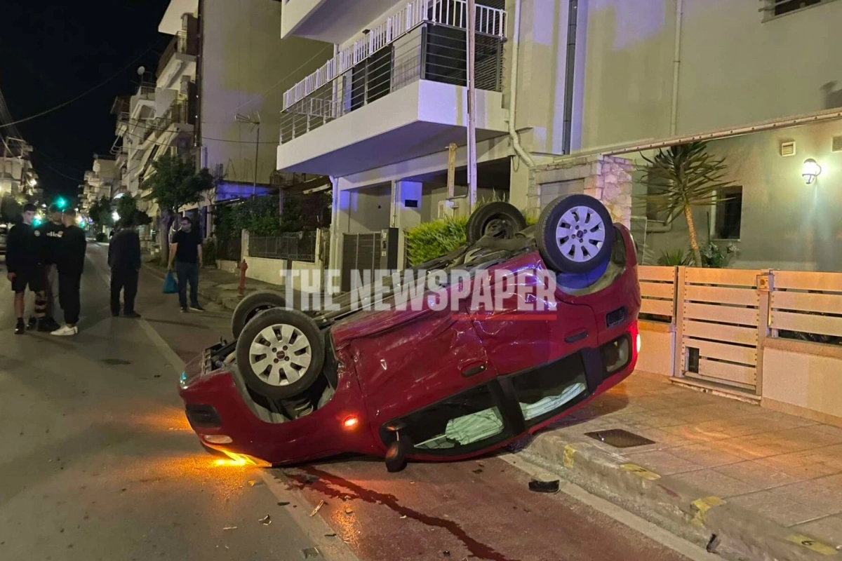 Βόλος: Τροχαίο ατύχημα σημειώθηκε τα ξημερώματα της Κυριακής στη Νέα Ιωνία.