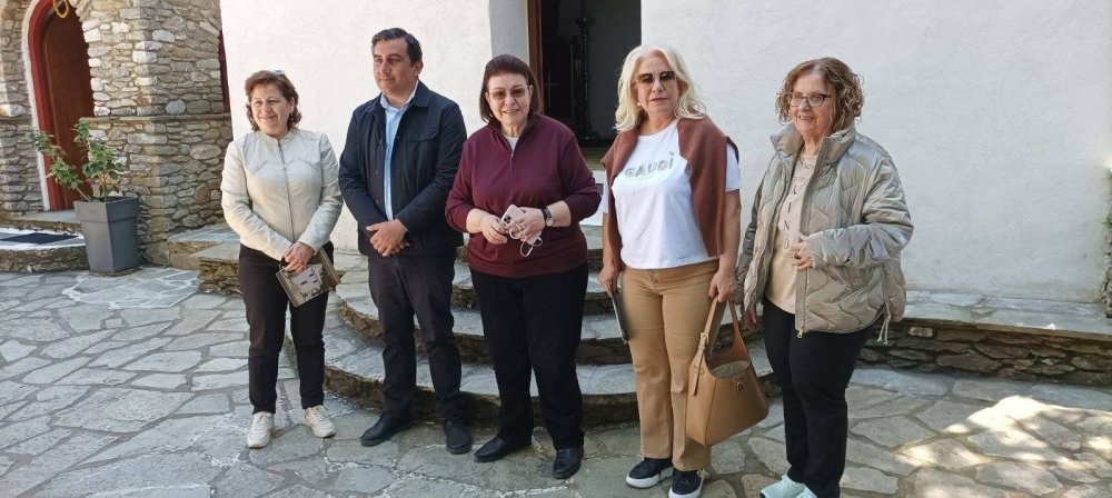 Τα έργα συντήρησης στα μοναστήρια της Σκιάθου επισκέφθηκε η Λ. Μενδώνη