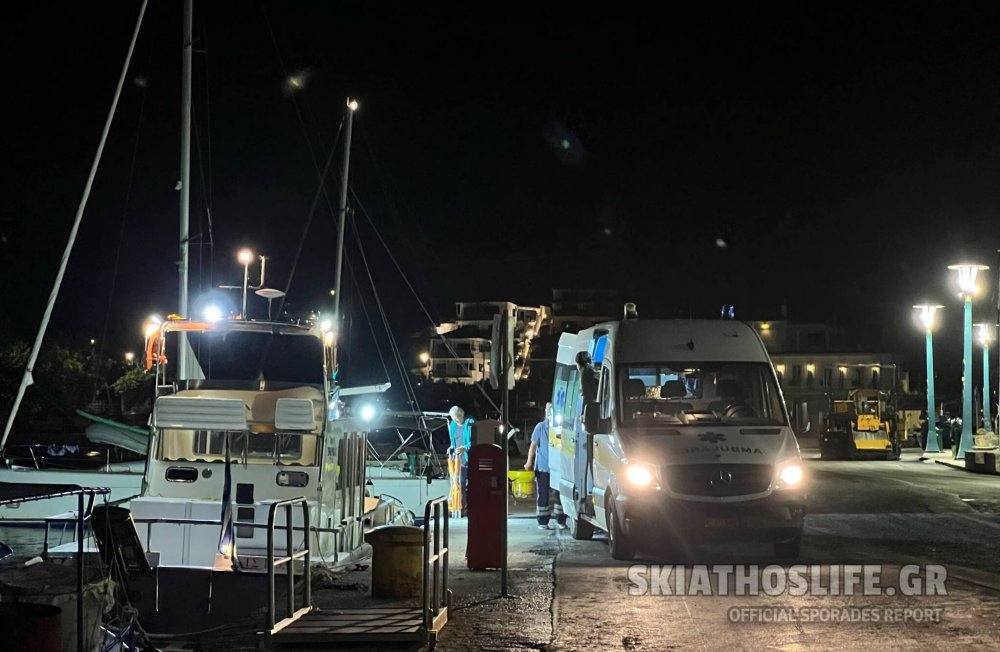 Διπλή διακομιδή από Σκόπελο για 54χρονο και 63χρονο στο Νοσοκομείο του Βόλου