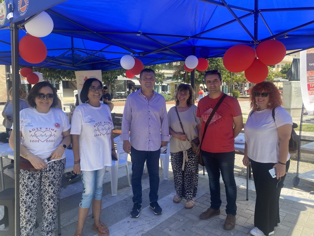 (εικόνες) Συγκινητική ανταπόκριση αιμοδοτών  στο κάλεσμα του υφυπουργού Ψηφιακής Διακυβέρνησης