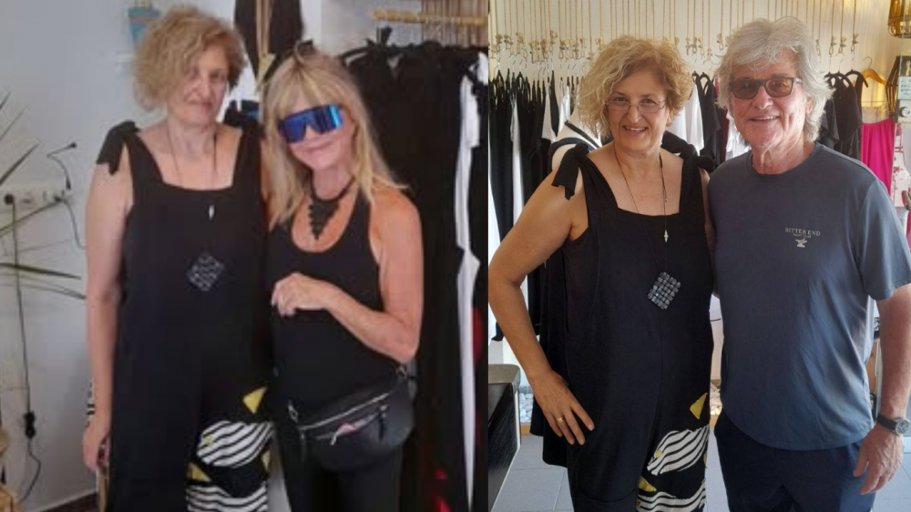 Στο Νisos by D&T Handmade Skiathos η Goldie Hawn & Kurt Russell 