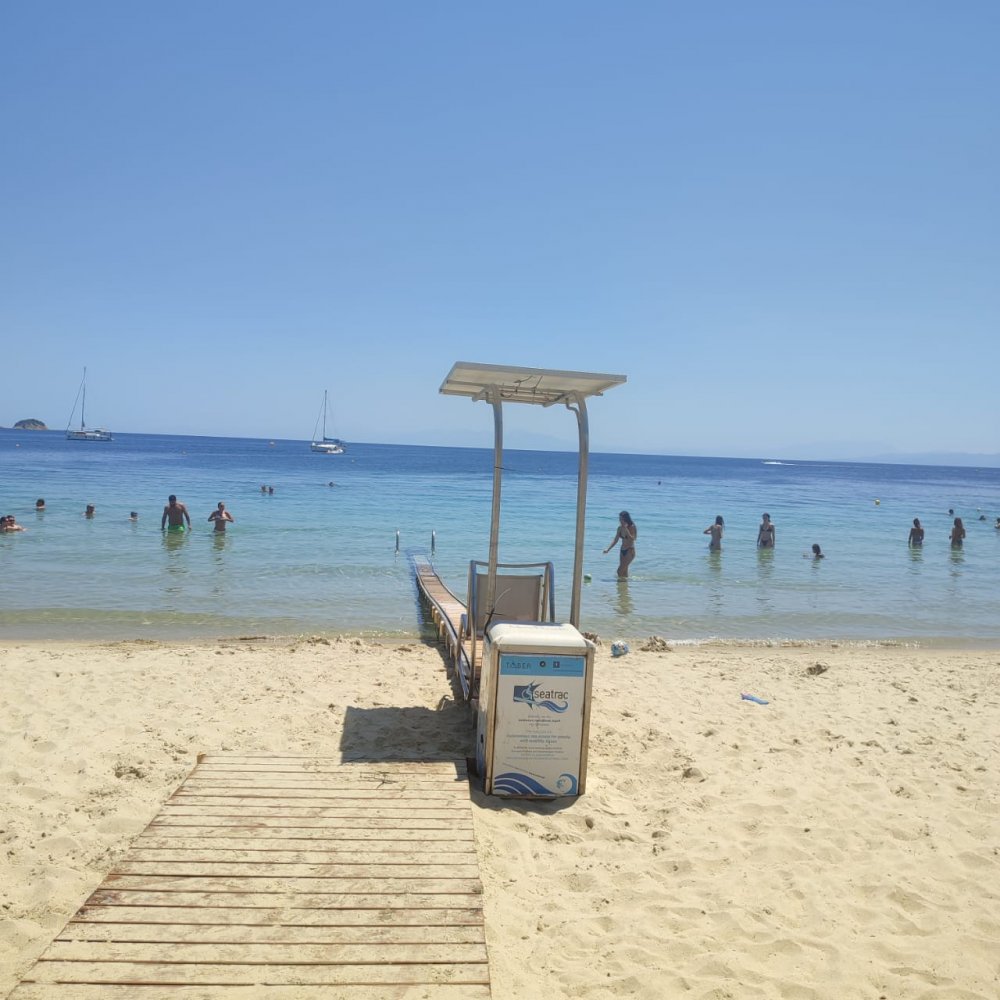 Σύστημα αυτόνομης πρόσβασης ΑμεΑ  σε τέσσερις παραλίες της Σκιάθου