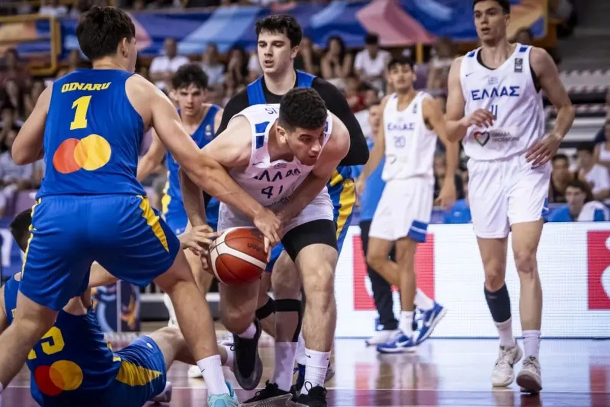 Ελλάδα – Ρουμανία 89-40: Συνεχίζει αήττητη και ακάθεκτη η Εθνική Νέων Ανδρών, σούπερ εμφάνιση από τον Πατρίκη
