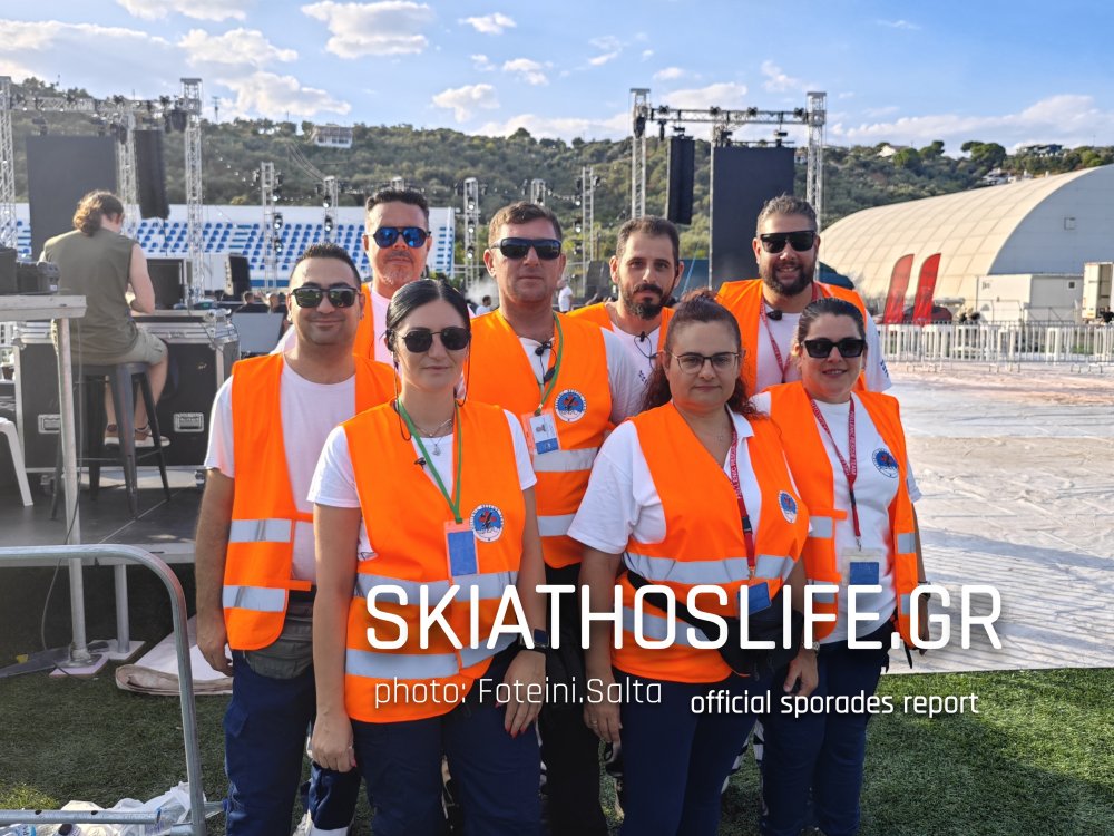 Η Ελληνική Ομάδα Διάσωσης Β. Σποράδων στη συναυλία του Αργυρού