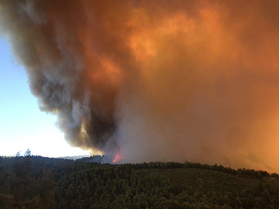 Πολύ υψηλός κίνδυνος πυρκαγιάς αύριο για τη Μαγνησίας στην κατηγορία 3 οι Σποράδες