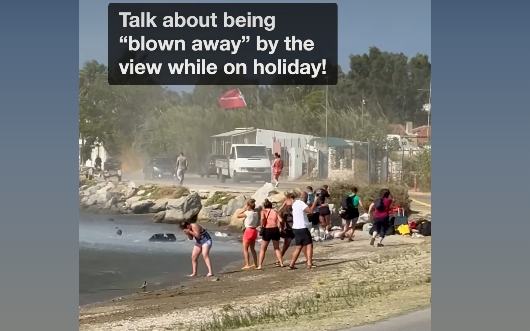 Viral το video της News.com.au που τα αέρια αεροσκάφους παρασέρνουν τα πάντα κατά την απογείωση 