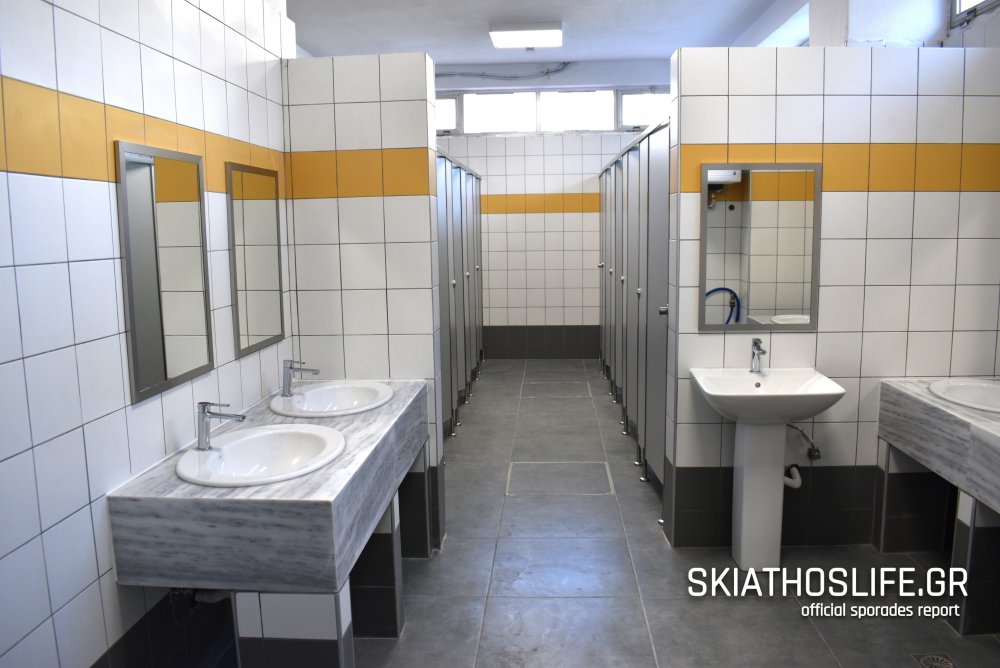 Τελευταίες πινελιές στην ανακαίνιση του 1ου Δημοτικού Σχολείου Σκιάθου 