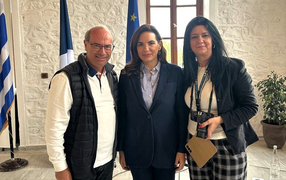 Πλήρης κάλυψη της επίσκεψης της Υπουργού Τουρισμού Όλγας Κεφαλογιάννη στη Σκιάθο από το Skiathoslife.gr