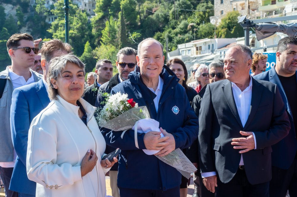 Ο Πρίγκιπας Αλβέρτος του Μονακό στο Εθνικό Θαλάσσιο Πάρκο Αλοννήσου & Β. Σποράδων