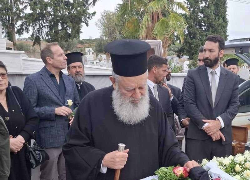 Ετελέσθη η Κηδεία του Πατέρα του Μητροπολίτου Χαλκίδος, Αειμνηστου Χρήστου Τριανταφύλλου