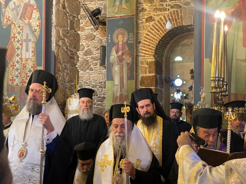 Ετελέσθη η Κηδεία του Πατέρα του Μητροπολίτου Χαλκίδος, Αειμνηστου Χρήστου Τριανταφύλλου