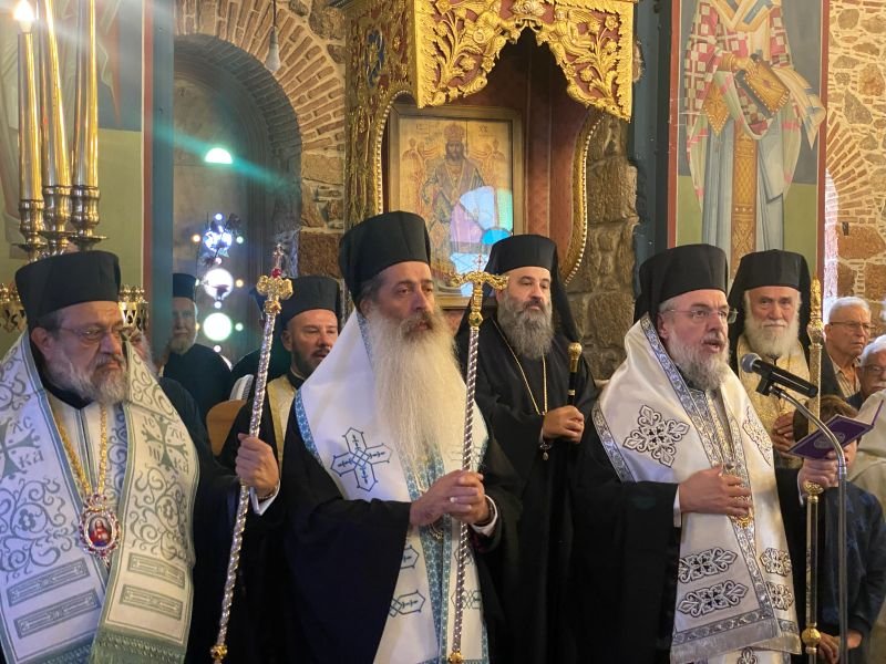 Ετελέσθη η Κηδεία του Πατέρα του Μητροπολίτου Χαλκίδος, Αειμνηστου Χρήστου Τριανταφύλλου