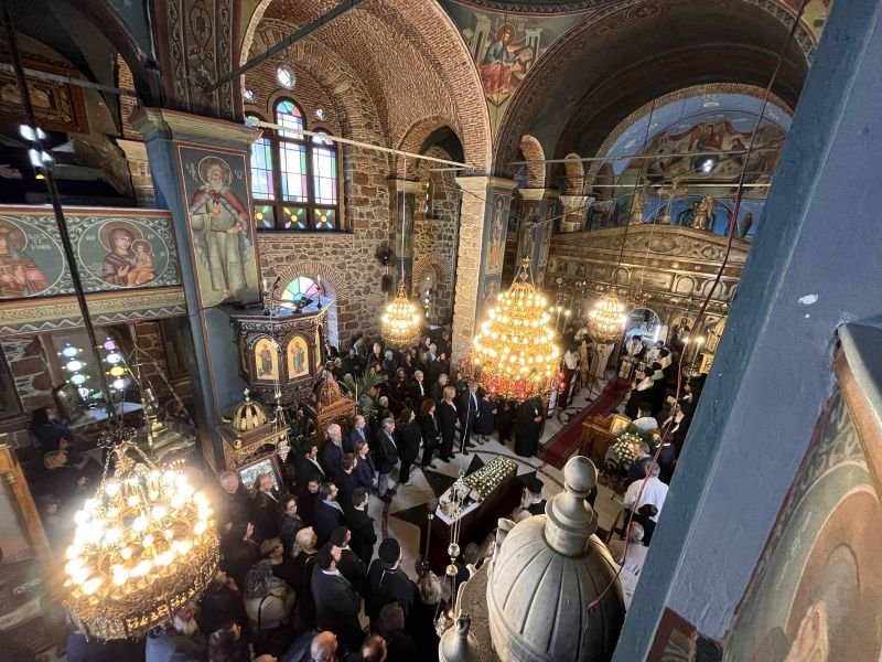 Ετελέσθη η Κηδεία του Πατέρα του Μητροπολίτου Χαλκίδος, Αειμνηστου Χρήστου Τριανταφύλλου