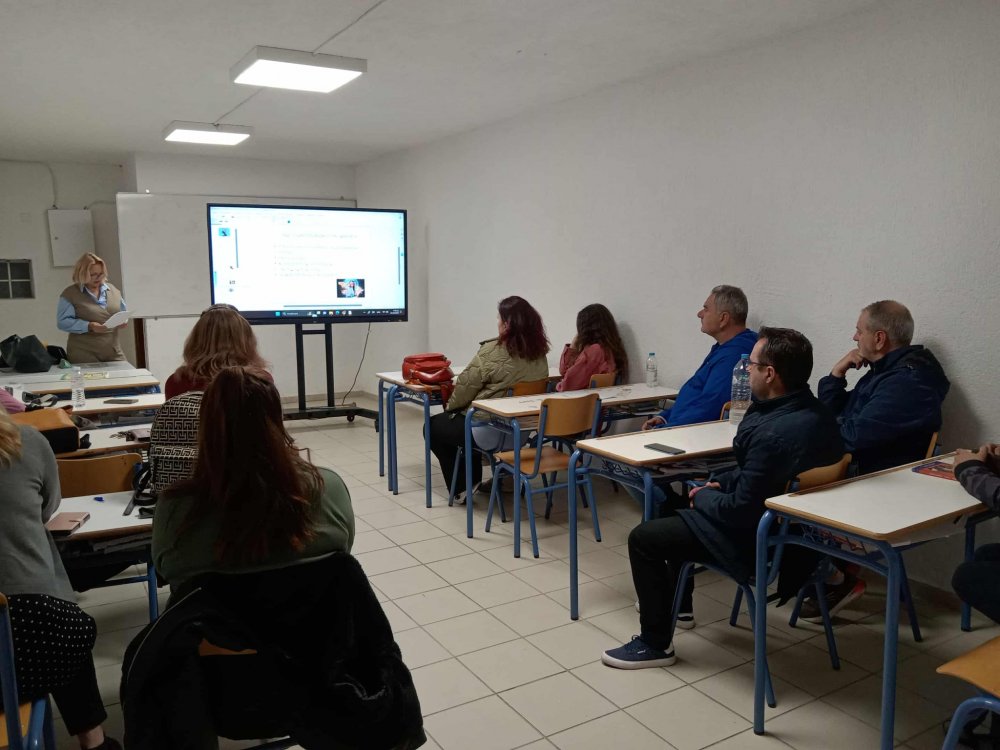 Ομιλία της κας Αριας Σεβλιανού στο Εσπερινό ΕΠΑΛ Σκιάθου με αφορμή την Παγκόσμια Ημέρα Ψυχικής Υγειας 