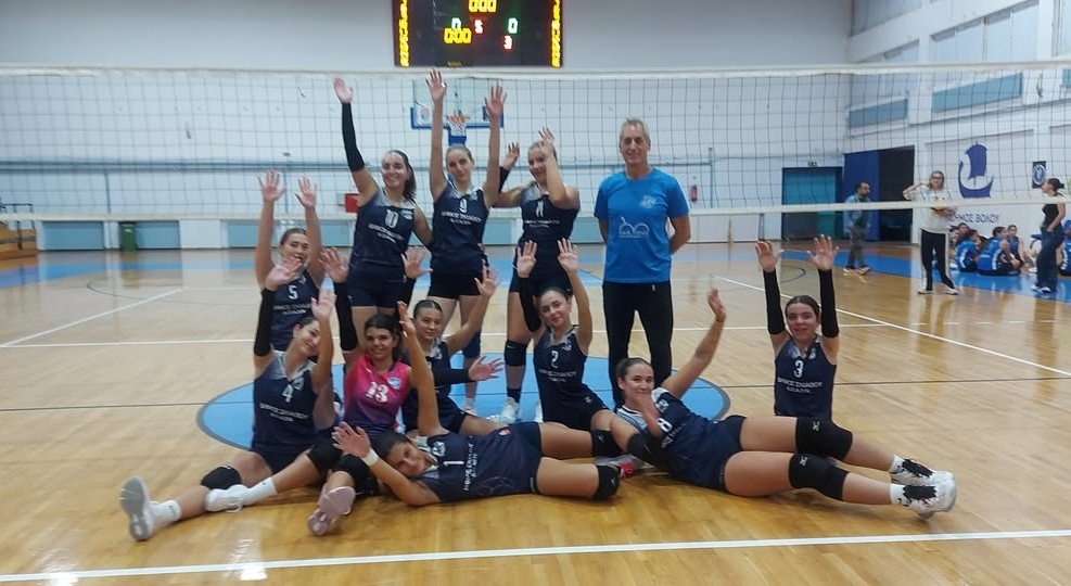 Volleyball: Εκτός έδρας νίκη και 2×2 για τις κορασίδες U18 του Γ.Σ Σκιάθου