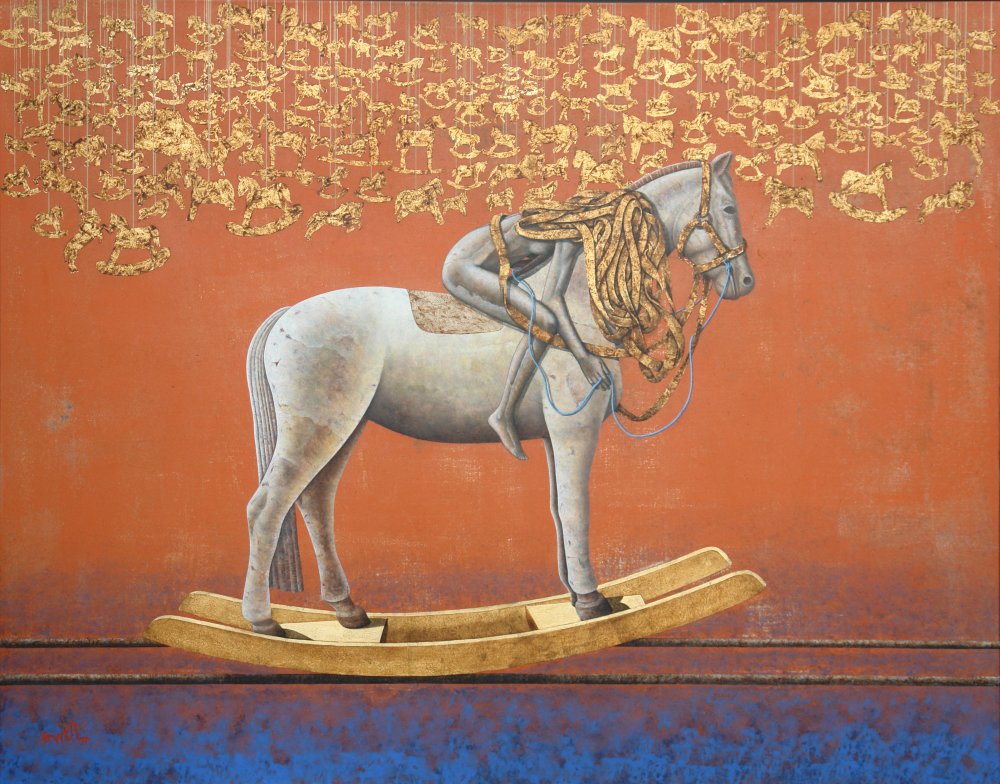 Εκθεση έργων του Πασχάλη Αγγελίδη με τίτλο «Δούρειος Ίππος» στο Χώρο Τέχνης δ.