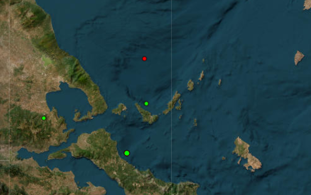Σεισμική δόνηση ΒΑ της Σκιάθου 