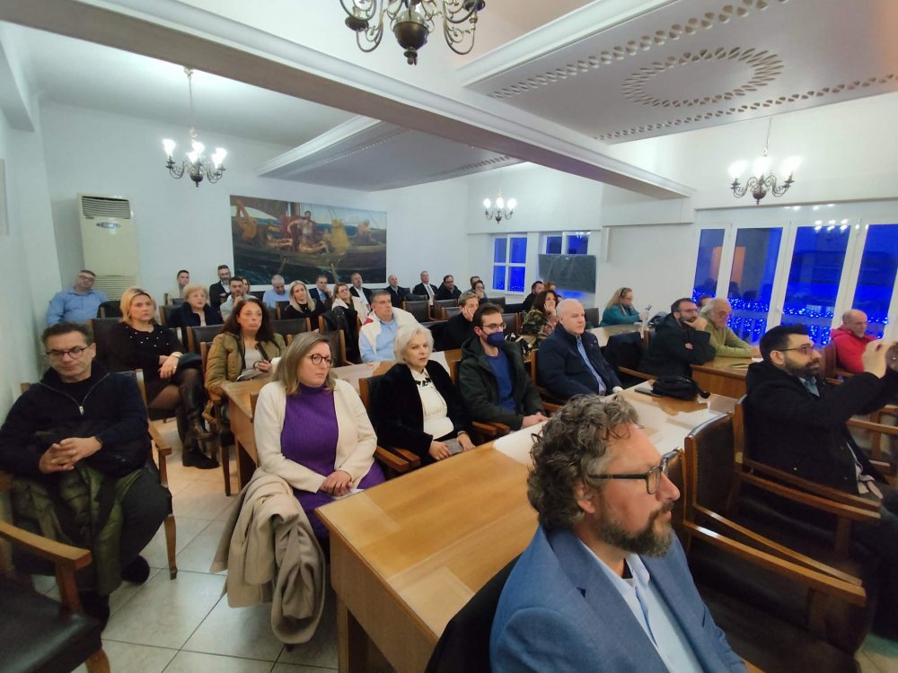 Στην ενημερωτική εκδήλωση του Επιμελητηρίου Μαγνησίας για τα χρηματοδοτικά εργαλεία ο Πρόεδρος του Εμπορικού Συλλόγου Σκιάθου Αθ. Ζλατούδης