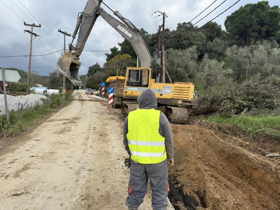 Σε πλήρη εξέλιξη το μεγαλύτερο έργο αντιπλημμυρικής προστασίας στη Σκιάθο (φωτο)
