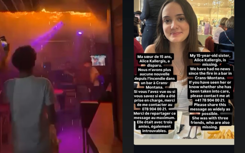 Ελβετία: Αγωνία για 15χρονη Ελληνίδα που αγνοείται μετά τη φωτιά στο «Le Constellation» στο Κραν Μοντανά