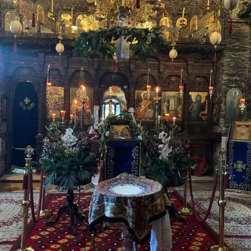 O Αγιασμός των Θεοφανείων στην Ι.Μ Ευαγγελιστρίας