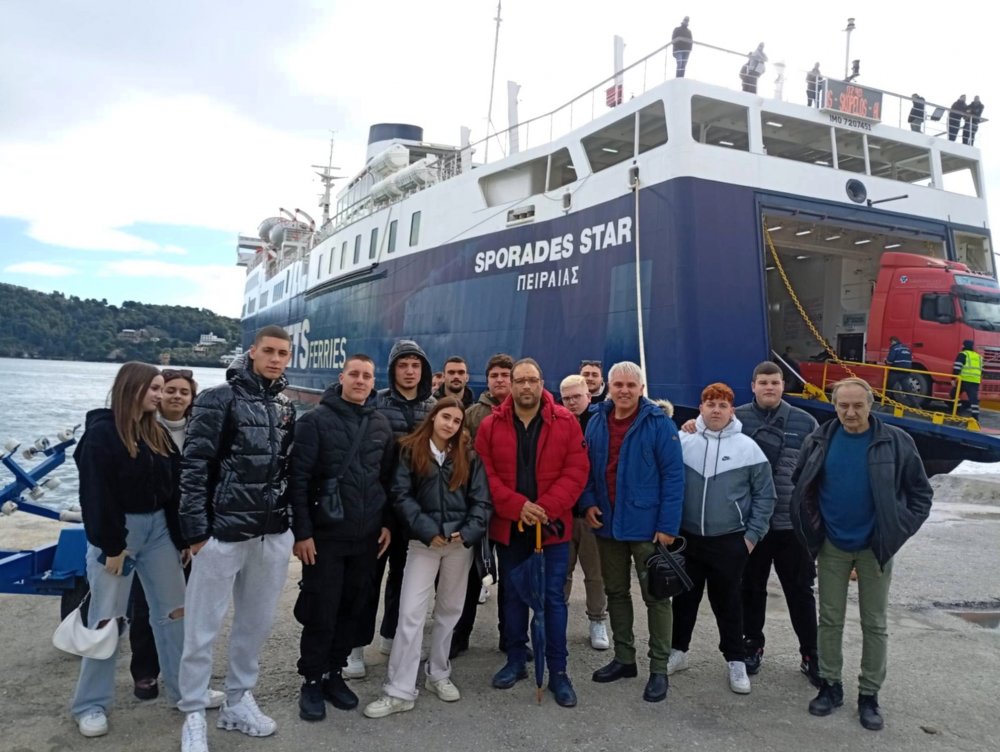Εκπαιδευτική Επίσκεψη Μαθητών του ΕΠΑ.Λ Αργαλαστής στο Ε/Γ - Ο/Γ SPORADES STAR
