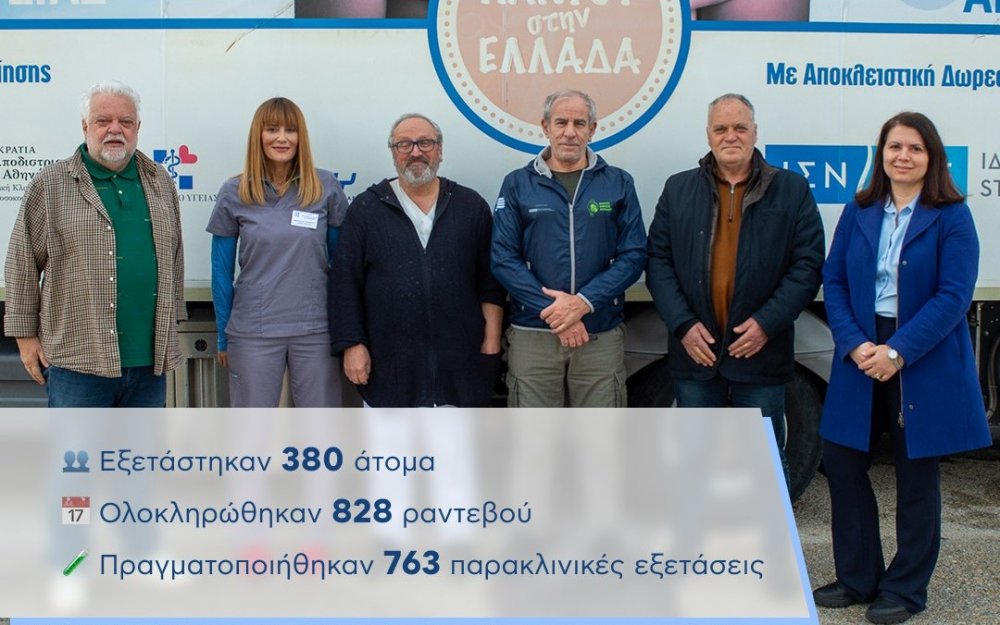 Ολοκληρώθηκαν οι εξετάσεις 380 άτομα, από τις Κινητές Ιατρικές Μονάδες στην Αλόννησο