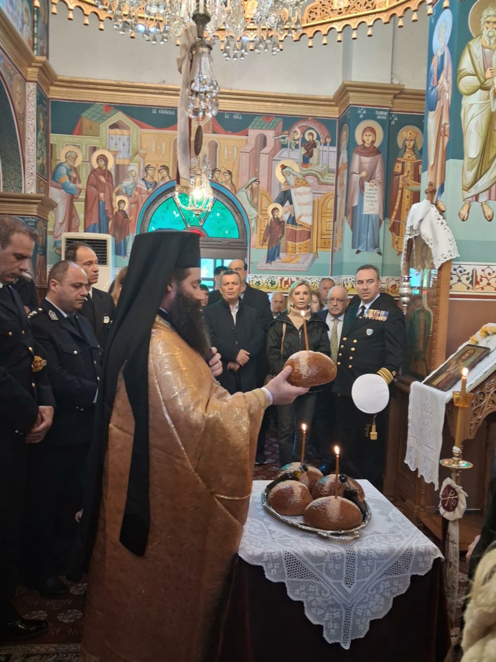 Mε λαμπρότητα ο εορτασμός του Aγίου Ρηγίνου, Πολιούχου της Σκοπέλου