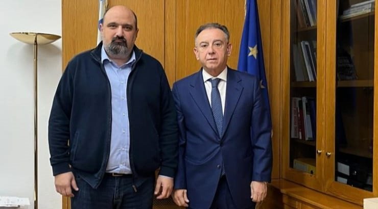 Χρ. Τριαντόπουλος: Συνάντηση εργασίας με τον Υφυπουργό Χρ. Κέλλα για τα ζητήματα της αλιείας στη Μαγνησία