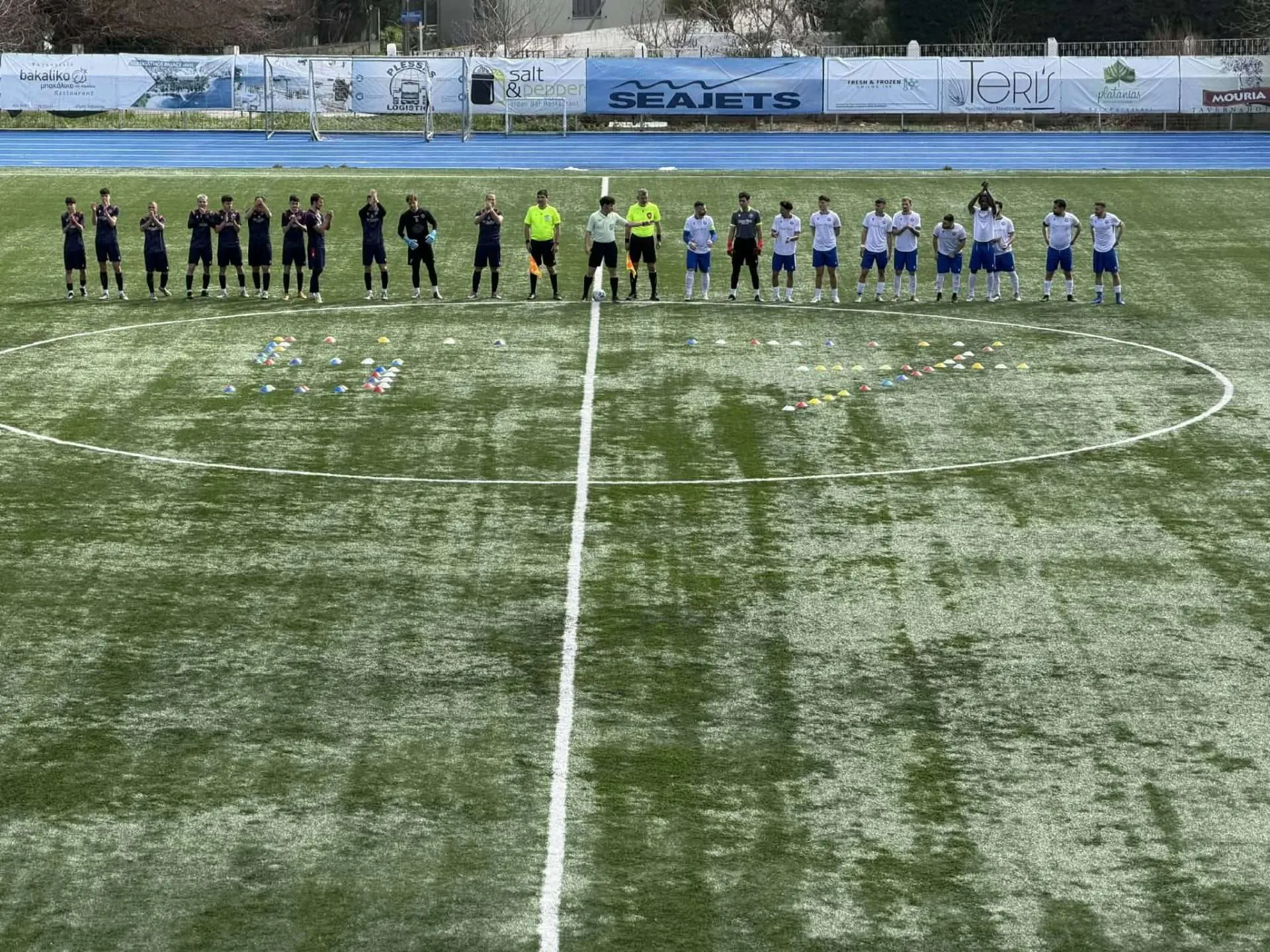 Ένδειξη σεβασμού απο τον Α.Ο. Σκιάθου για το δυστύχημα των Τεμπών