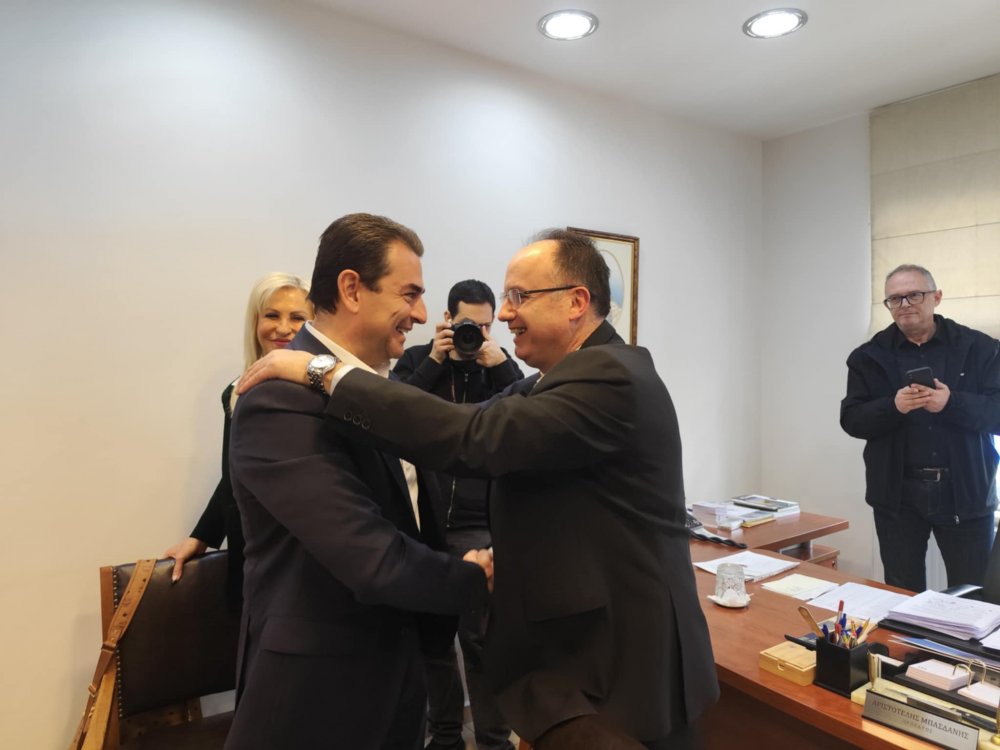 Στήριξη επιχειρηματικότητας και οικονομίας στο επίκεντρο της συνάντησης με Σκρέκα και Κονταδάκη – Παρουσία Ζλατούδη