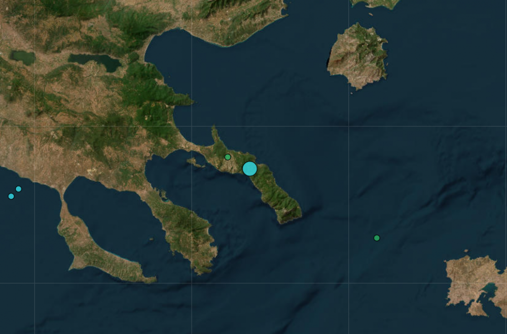 Ισχυρη σεισμική δόνηση ταρακούνησε Σποράδες και Μαγνησία | δείτε το επίκεντρο