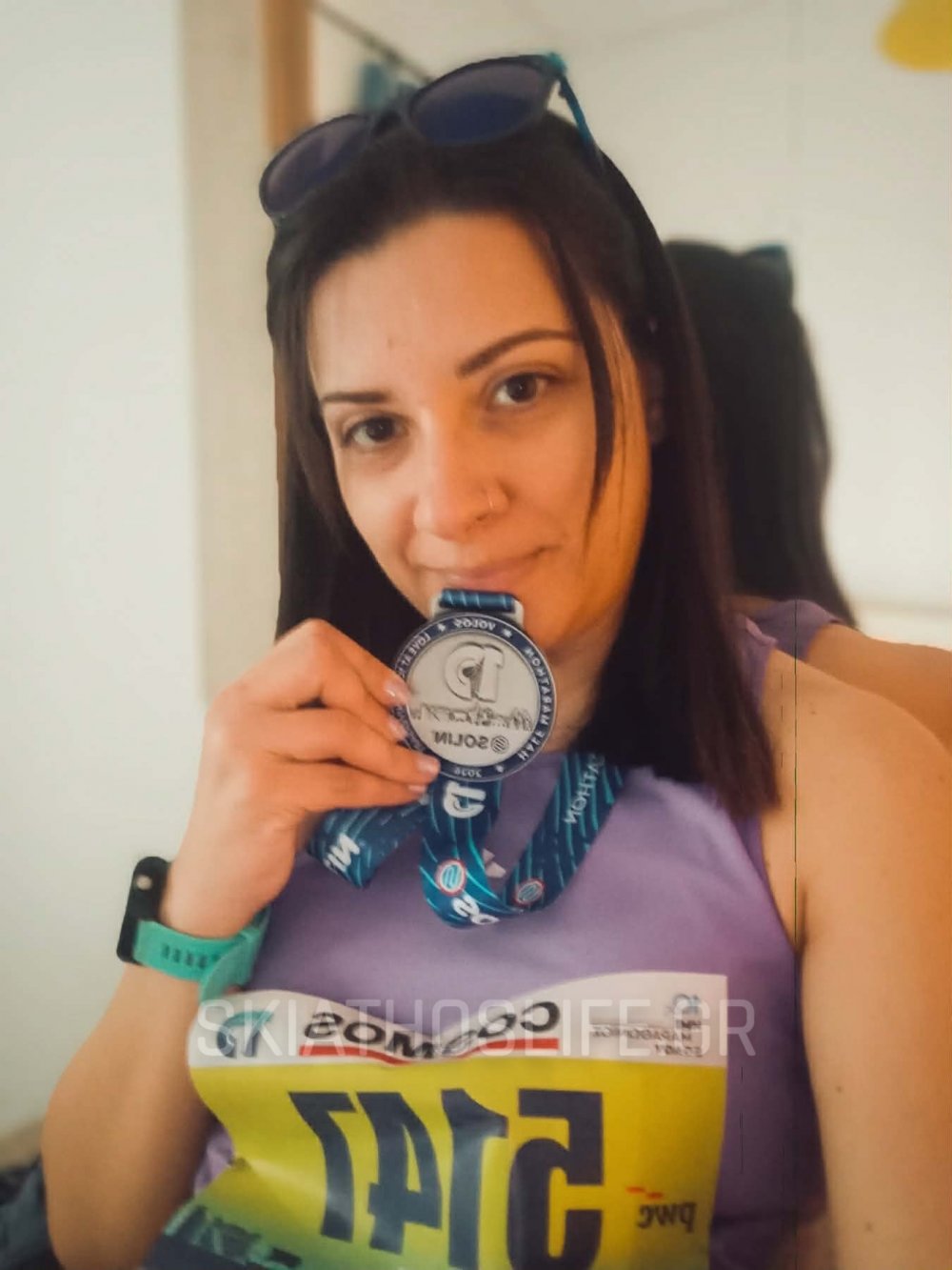 Στο 10ο ημιμαραθωνιο Βόλου συμμετείχε η Σταματούλα Αγάλλου για τρίτη συνεχόμενη χρονιά (φωτο)