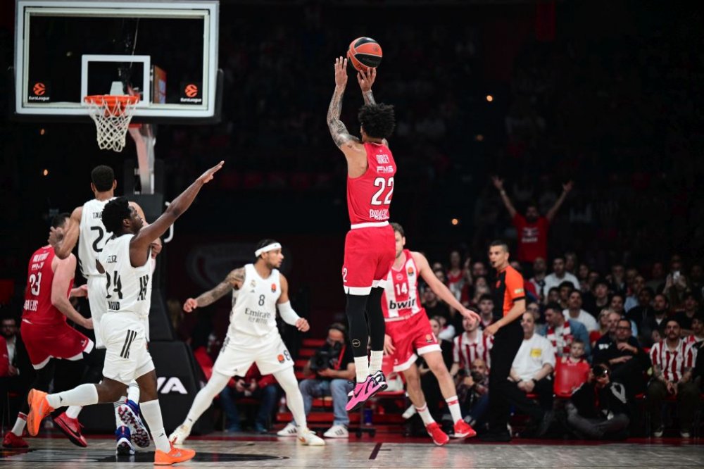 Euroleague: Μόνος πρώτος στην κορυφή ο Ολυμπιακός που υπέταξε με 102-88 τη Ρεάλ στο ΣΕΦ