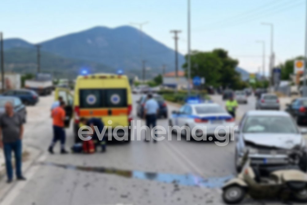 Τραγωδία στη Χαλκίδα: Νεκρή οδηγός μηχανής μετά από σύγκρουση στη Γλύφα
