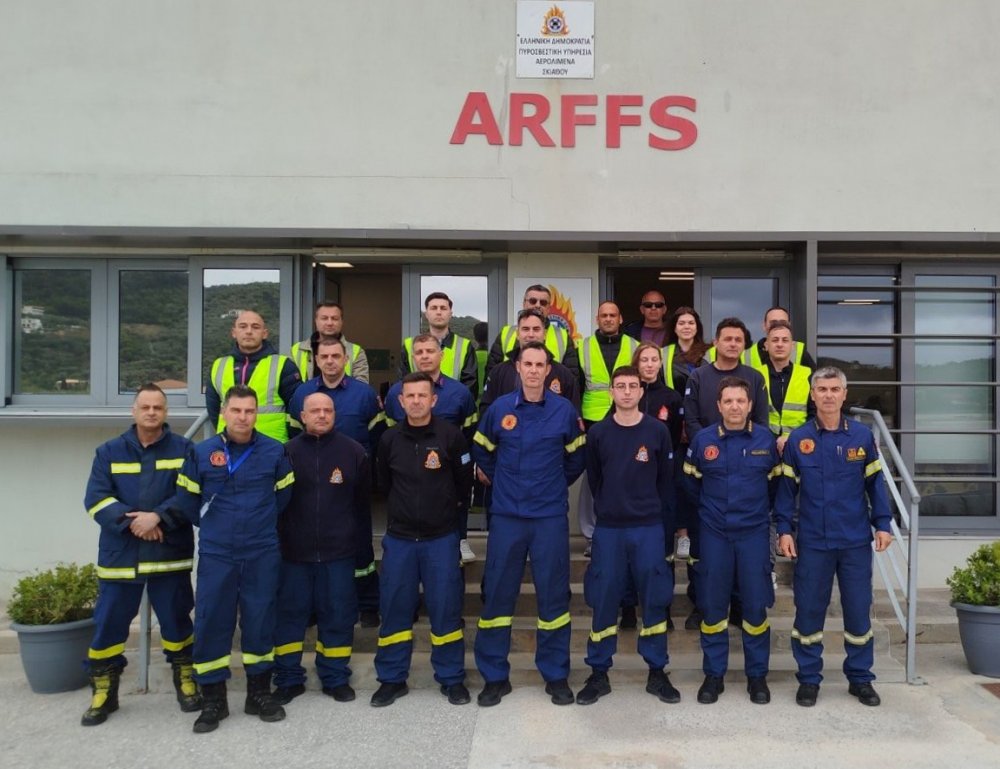 Eπίσκεψη του Διοικητή της ΔΙ.ΠΥ.Ν. Μαγνησίας Πύραρχου κ. Κωνσταντίνου Μπαλαντινα στην Π.Υ. Α/Λ. Σκιάθου (φωτο)